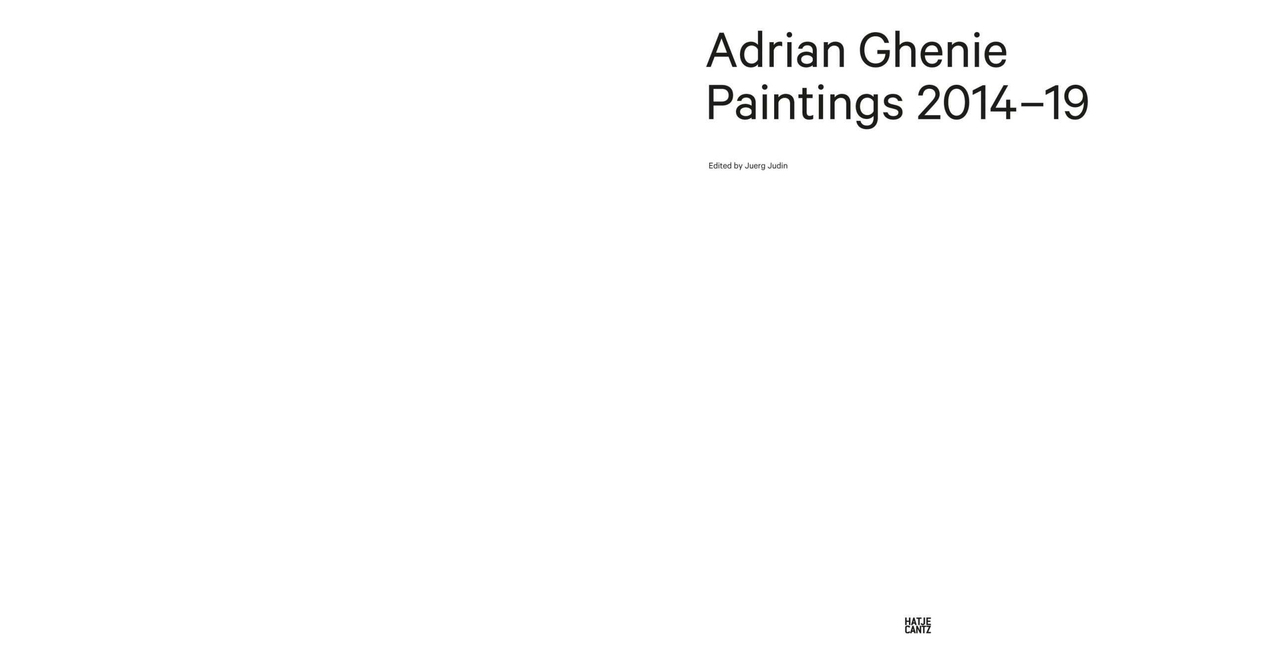 2020 Adrian Ghenie: Paintings 2014—19