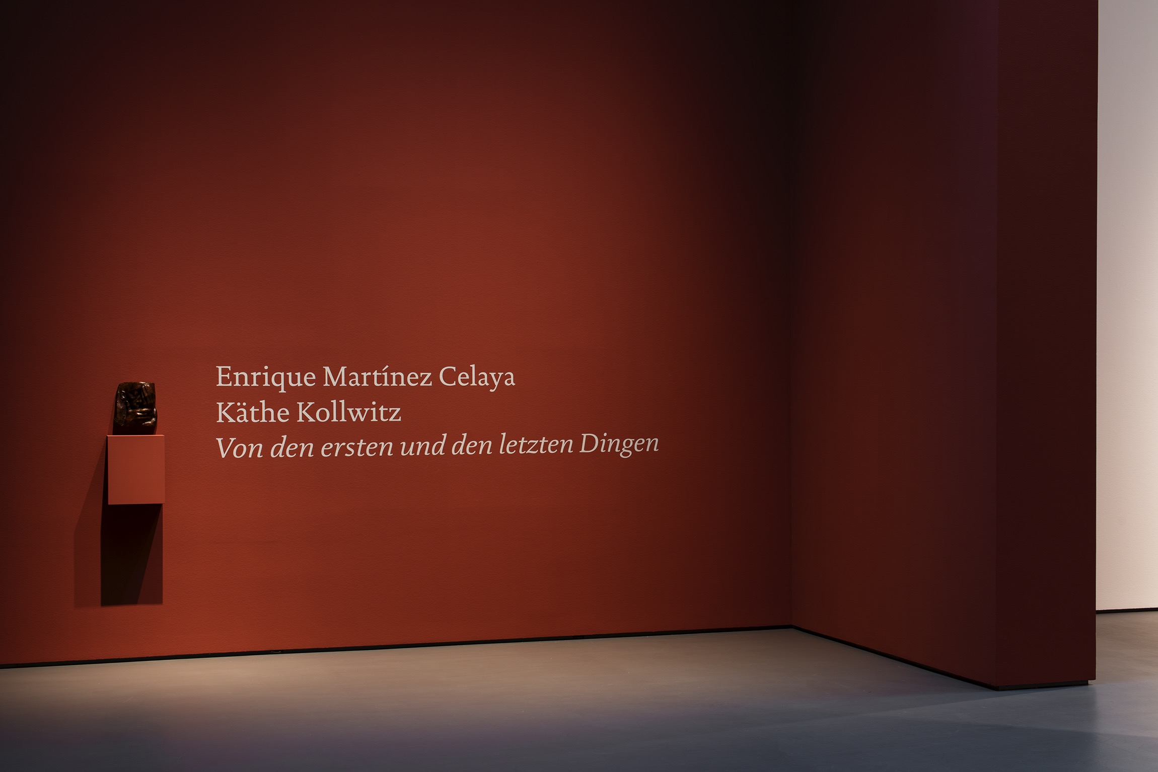 2021 Enrique Martínez Celaya, Käthe Kollwitz Von den ersten und den letzten Dingen