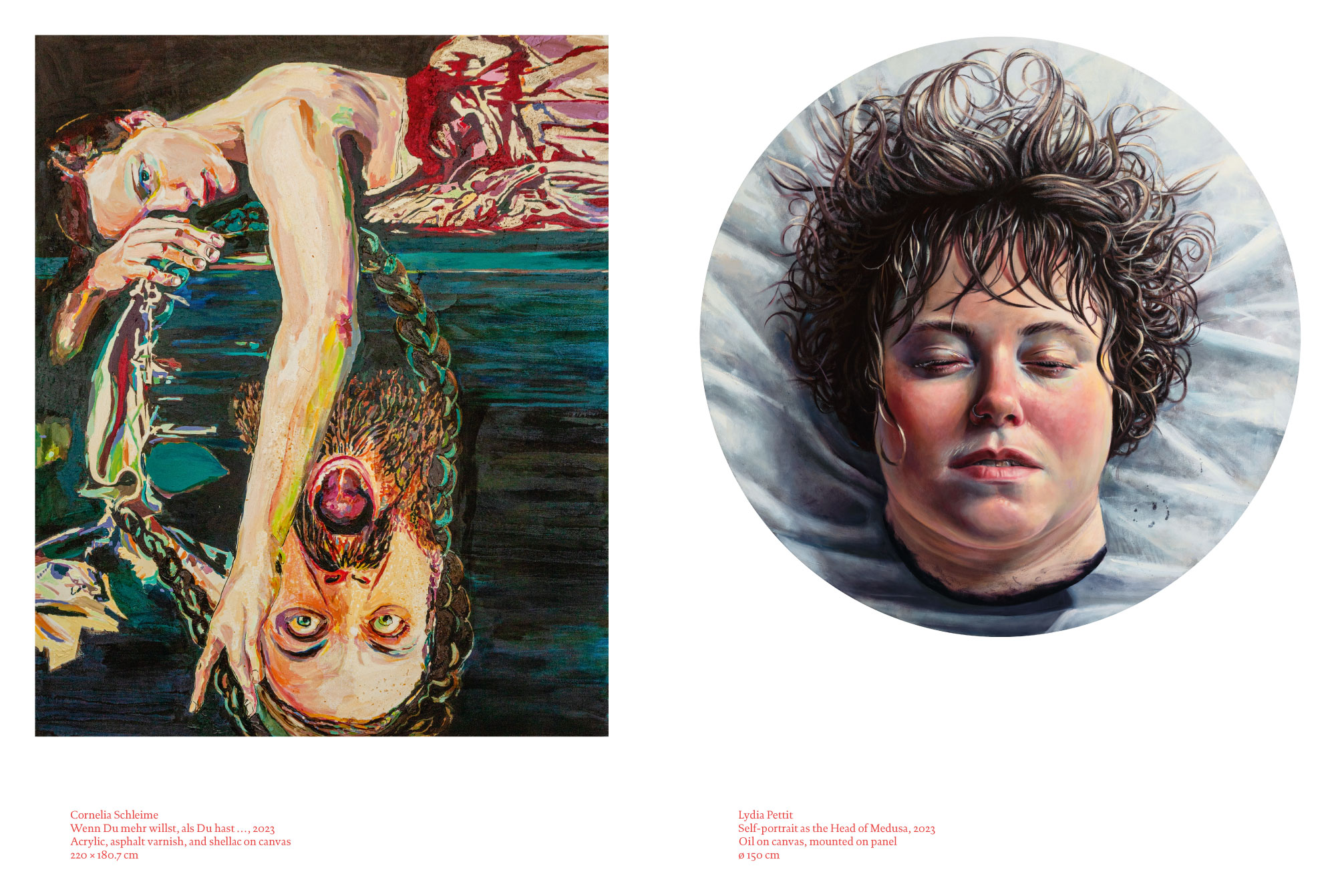 SIRANI – Thirteen Contemporary Painters and an Arresting Baroque Masterpiece: Lydia Pettit, Cornelia Schleime Galerie Judin